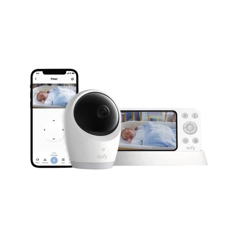 Eufy Baby Monitor E21 Black, White