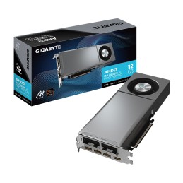 GIGABYTE Radeon AI PRO R9700 AI TOP 32G Grafikkarte – 32 GB GDDR6, 256 Bit, PCI-E 5.0, 2920 MHz Kernfrequenz, 3 x DisplayPort,