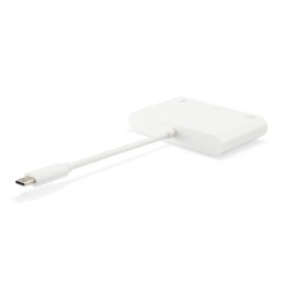Equip USB-C auf VGA (HD15), USB-A, 60W USB PD Adapter