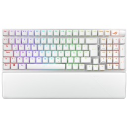 ASUS ROG Strix Scope II 96 Wireless clavier Gaming USB + RF Wireless + Bluetooth QWERTZ Allemand Blanc