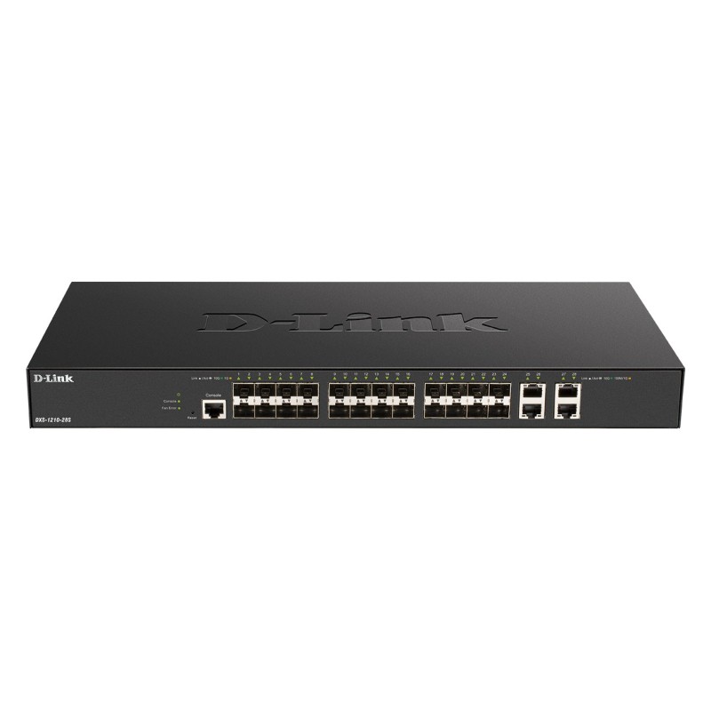 D-Link DXS-1210-28S commutateur réseau Géré L2 L3 10G Ethernet (100 1000 10000) 1U Noir