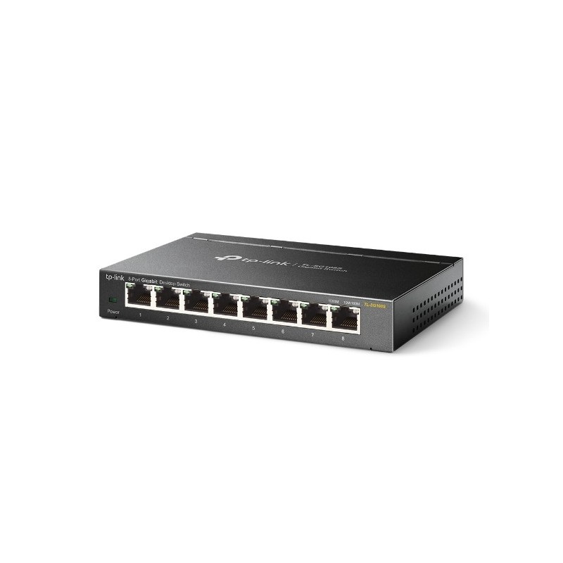 TP-Link Omada TL-SG108S switch No administrado Gigabit Ethernet (10 100 1000) Negro