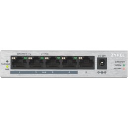 Zyxel GS1005HP Unmanaged Gigabit Ethernet (10 100 1000) Power over Ethernet (PoE) Silber