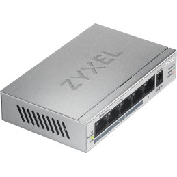 Zyxel GS1005HP No administrado Gigabit Ethernet (10 100 1000) Energía sobre Ethernet (PoE) Plata