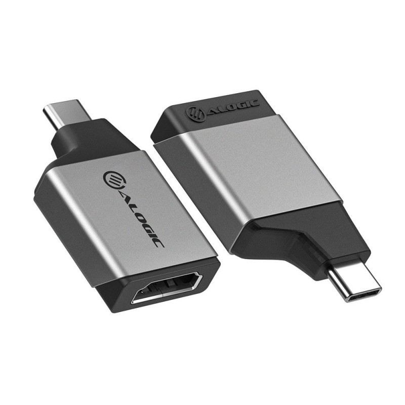 ALOGIC ULCHDMN-SGR Adaptador gráfico USB 3840 x 2160 Pixeles Negro, Gris