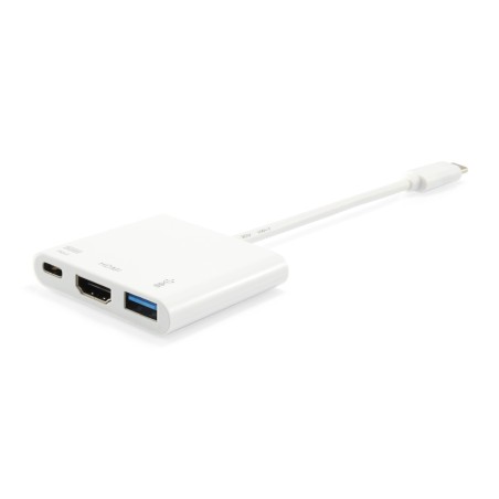 Equip USB-C auf HDMI, USB-A, 60W USB PD Adapter
