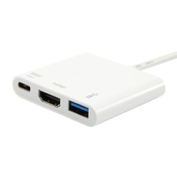 Equip Adaptador USB-C a HDMI , USB-A, 60W USB PD