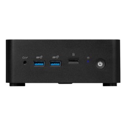 MSI CUBI NUC AI 1UMG-018BEU PC estación de trabajo barebone Mini PC Negro 155H Intel® SoC
