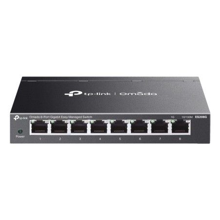 TP-Link Omada ES208G switch Gestionado L2 Gigabit Ethernet (10 100 1000) Negro