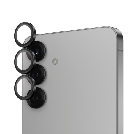 PanzerGlass ® Hoops® Camera Lens Protector Black Samsung Galaxy S25+ Protection d'écran transparent 1 pièce(s)