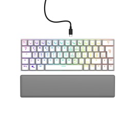 Hama Exodus 760 teclado Juego USB QWERTZ Alemán Blanco