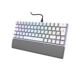 Hama Exodus 760 tastiera Gaming USB QWERTZ Tedesco Bianco