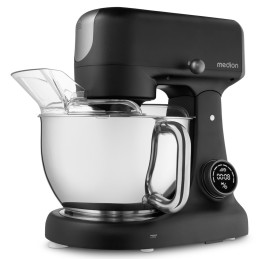 MEDION MD12600 food processor 800 W 4.6 L Black, Stainless steel