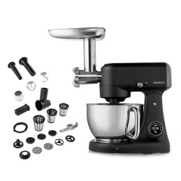 MEDION MD12600 robot da cucina 800 W 4,6 L Nero, Acciaio inox