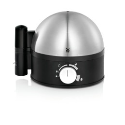 WMF Stelio 0415070011 7 huevos 380 W Negro, Cromo