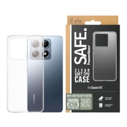 PanzerGlass SAFE. by ® TPU Case Transparent Xiaomi 14T funda para teléfono móvil Transparente