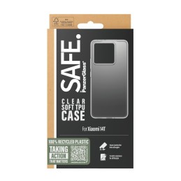 PanzerGlass SAFE. by ® TPU Case Transparent Xiaomi 14T custodia per cellulare Cover Trasparente