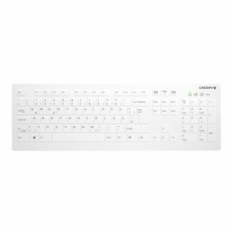 CHERRY AK-C8112F Tastatur Medizinisch RF Wireless Deutsch Weiß