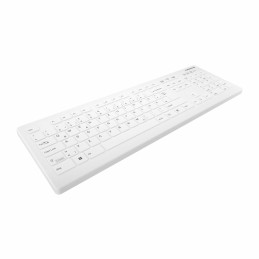 CHERRY AK-C8112F Tastatur Medizinisch RF Wireless Deutsch Weiß
