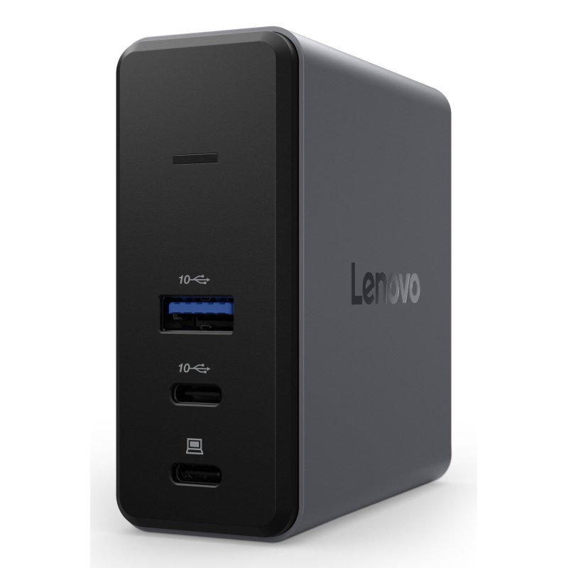 Lenovo X9 Charging GaN Dock Alámbrico USB 3.2 Gen 2 (3.1 Gen 2) Type-C Gris