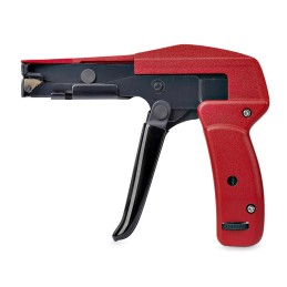 StarTech.com Pistola per fascette in nylon, strumento per l'installazione serraggio e il taglio di fascette per cavi, pinza per