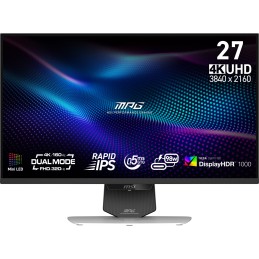 MSI MPG 274URDFWDE E16M Monitor PC 68,6 cm (27") 3840 x 2160 Pixel 4K Ultra HD LED Nero, Bianco