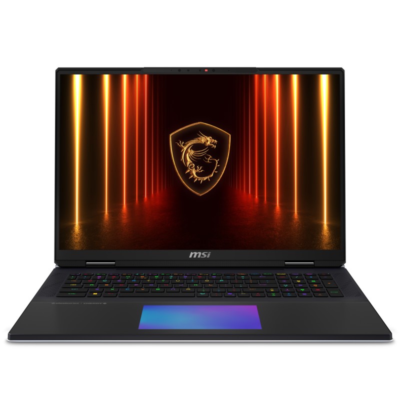 MSI Titan 18 HX AI A2XWJG NVIDIA GeForce R Intel Core Ultra 9 285HX Computer portatile 45,7 cm (18") UHD+ 96 GB DDR5-SDRAM 6 TB