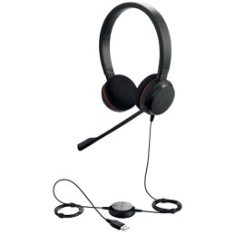 Jabra Evolve 20 Headset Wired Head-band Office Call center USB Type-A Black