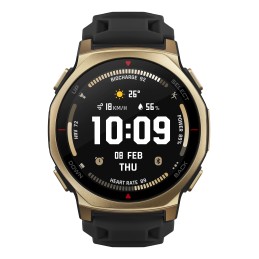 Amazfit T-rex 3 Pro 3,35 cm (1.32") AMOLED 44 mm Digitale 466 x 466 Pixel Touch screen Oro Wi-Fi GPS (satellitare)