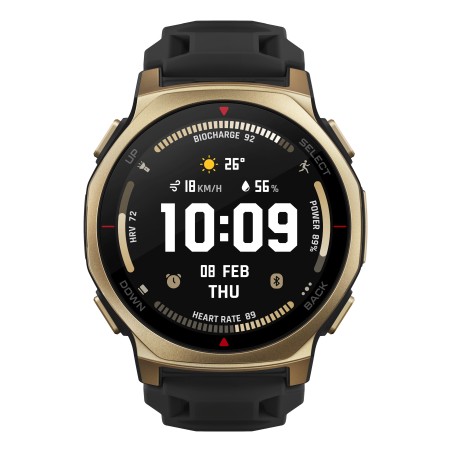 Amazfit T-rex 3 Pro 1.32" AMOLED 44 mm Digital 466 x 466 pixels Touchscreen Gold Wi-Fi GPS (satellite)