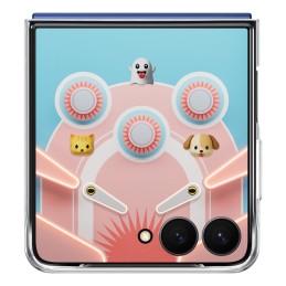 Samsung EF-ZF766CTEGWW mobile phone case 6.9" Cover Transparent