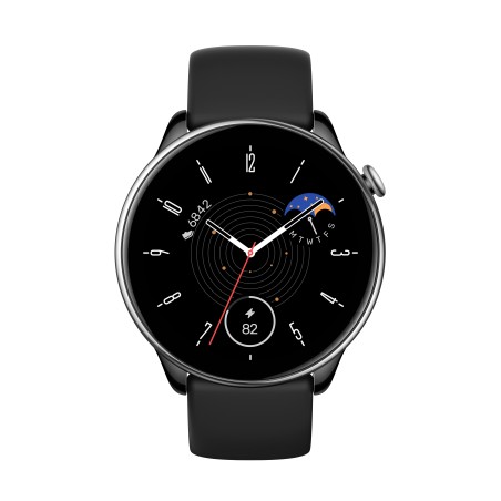 Amazfit GTR Mini 3,25 cm (1.28") AMOLED 42 mm Numérique 416 x 416 pixels Écran tactile Noir, Argent GPS (satellite)