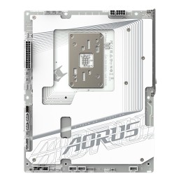 GIGABYTE X870 AORUS STEALTH ICE Mainboard – Unterstützt AMD Ryzen 9000 CPUs, digitales 16+2+2 Phasen VRM, bis zu 8200 MHz DDR5