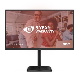 AOC E4 Q27E4CV computer monitor 27" 2560 x 1440 pixels Quad HD LED Black