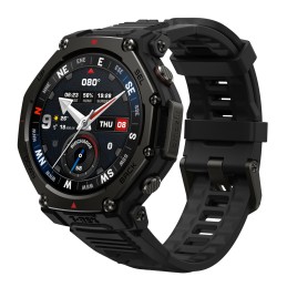 Amazfit T-rex 3 Pro 3,35 cm (1.32") AMOLED 44 mm Digital 466 x 466 Pixel Touchscreen Schwarz WLAN GPS