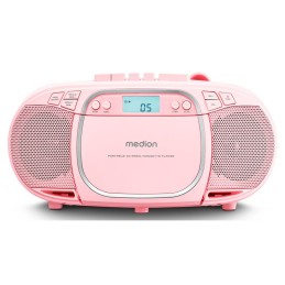 MEDION LIFE E66476 Lecteur de cassette portable 1 platine(s) Rose