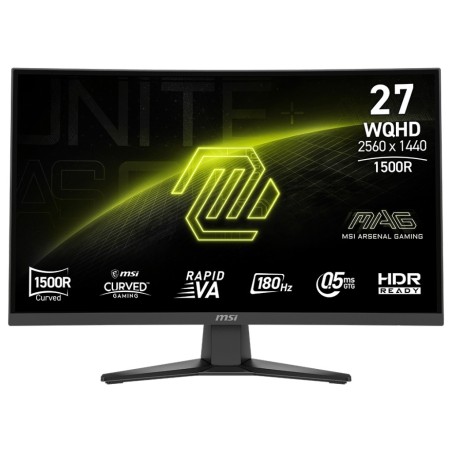 MSI MAG 275CQFDE E18 computer monitor 27" 2560 x 1440 pixels Wide Quad HD Black