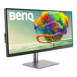 BenQ PD3420Q computer monitor 34" 3440 x 1440 pixels Quad HD LED Gray