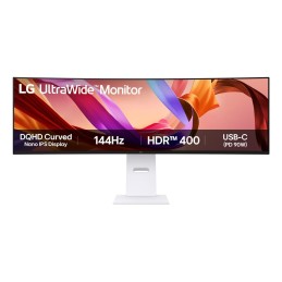 LG 49U950A-W computer monitor 49" 5120 x 1440 pixels Dual QHD LED Black, White