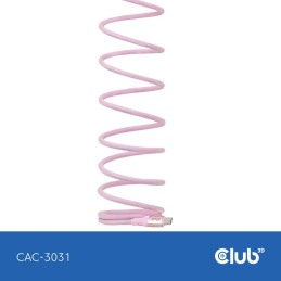 CLUB3D CAC-3031 USB Kabel USB 2.0 2 m USB C Pink