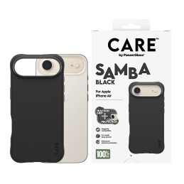PanzerGlass CARE by ® Fashionable Case Samba Black w. MagSafe iPhone Air mobile phone case Cover