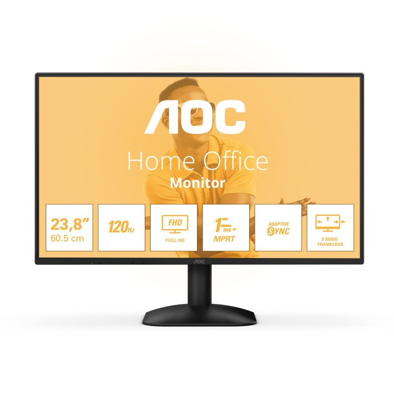 AOC 24B31H Monitor PC 60,5 cm (23.8") 1920 x 1080 Pixel Full HD Nero