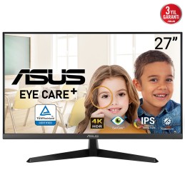 ASUS VY27UQ pantalla para PC 68,6 cm (27") 3840 x 2160 Pixeles 4K Ultra HD LCD Negro