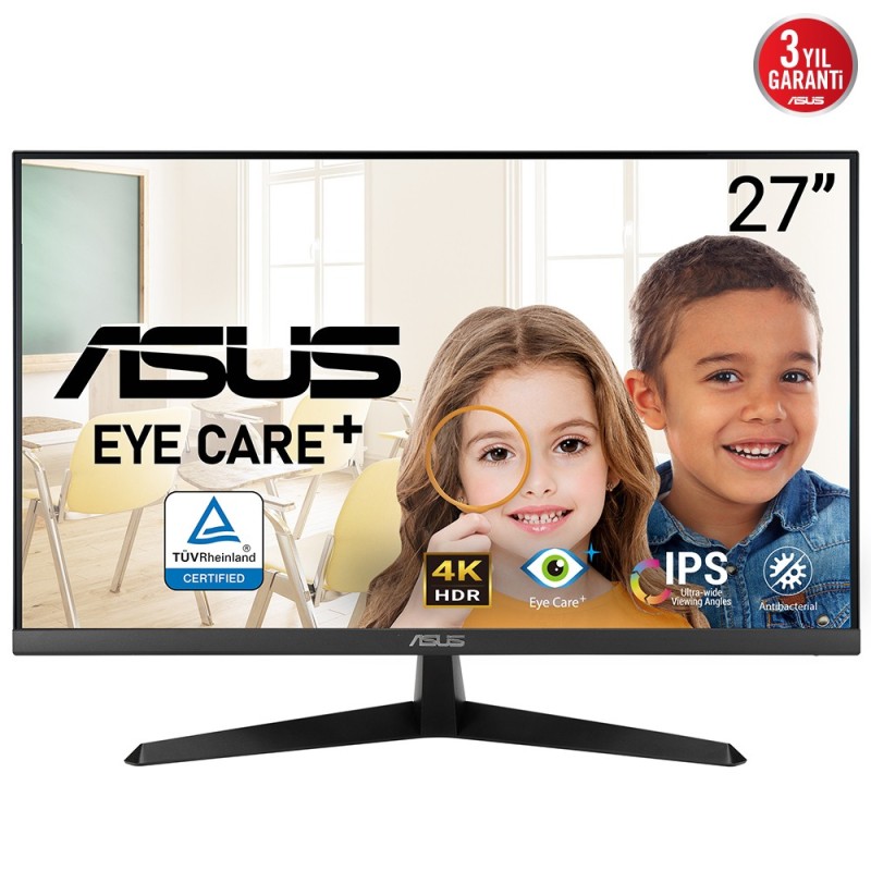 ASUS VY27UQ Computerbildschirm 68,6 cm (27") 3840 x 2160 Pixel 4K Ultra HD LCD Schwarz