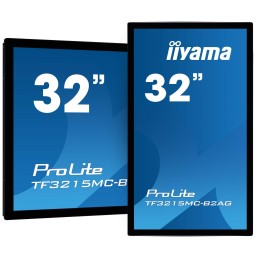 iiyama ProLite TF3215MC-B2AG écran plat de PC 80 cm (31.5") 1920 x 1080 pixels Full HD LED Écran tactile Kiosque Noir