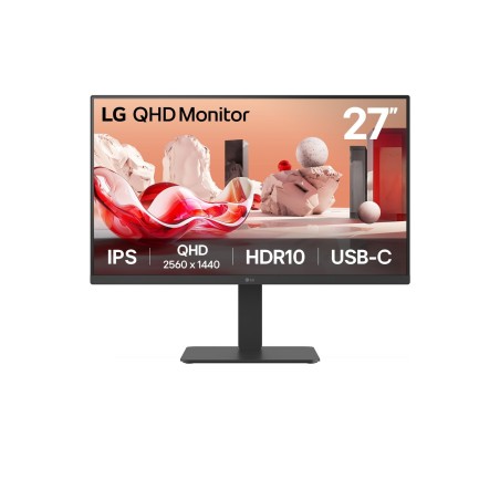 LG 27BA65QB-B.AEU pantalla para PC 68,6 cm (27") 2560 x 1440 Pixeles Wide Quad HD LED Negro