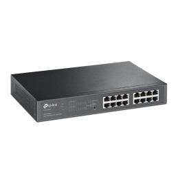 TP-Link TL-SG1016PE Gestionado L2 Gigabit Ethernet (10 100 1000) Energía sobre Ethernet (PoE) 1U Negro