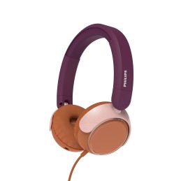 Philips 2000 series TAK2000MP 00 casque Casques Avec fil Arceau Appels Musique USB Type-C Orange, Violet, Rose