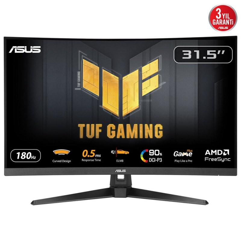 ASUS TUF Gaming VG32WQ3B écran plat de PC 80 cm (31.5") 2560 x 1440 pixels Quad HD LED Noir