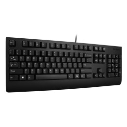Lenovo Preferred Pro II keyboard Home Office USB German Black